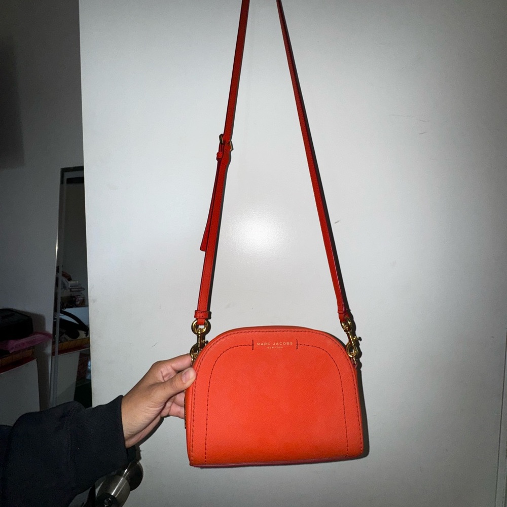Marc Jacobs Vibrant Orange Crossbody Bag